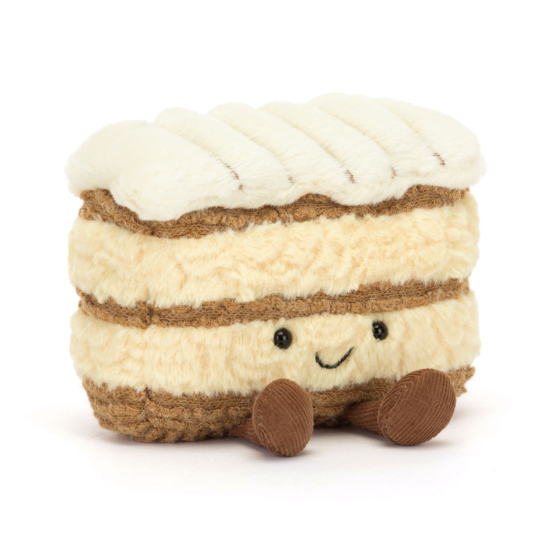 Jellycat gosedjur, Food bake, Amuseables Millie Mille Feuillie - 12 cm