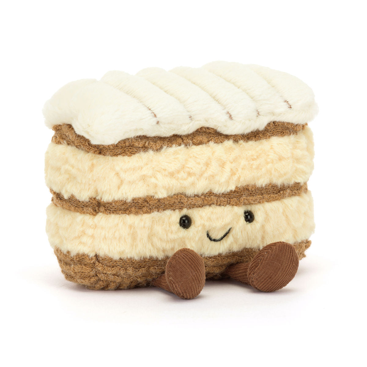 Jellycat gosedjur, Food bake, Amuseables Millie Mille Feuillie - 12 cm
