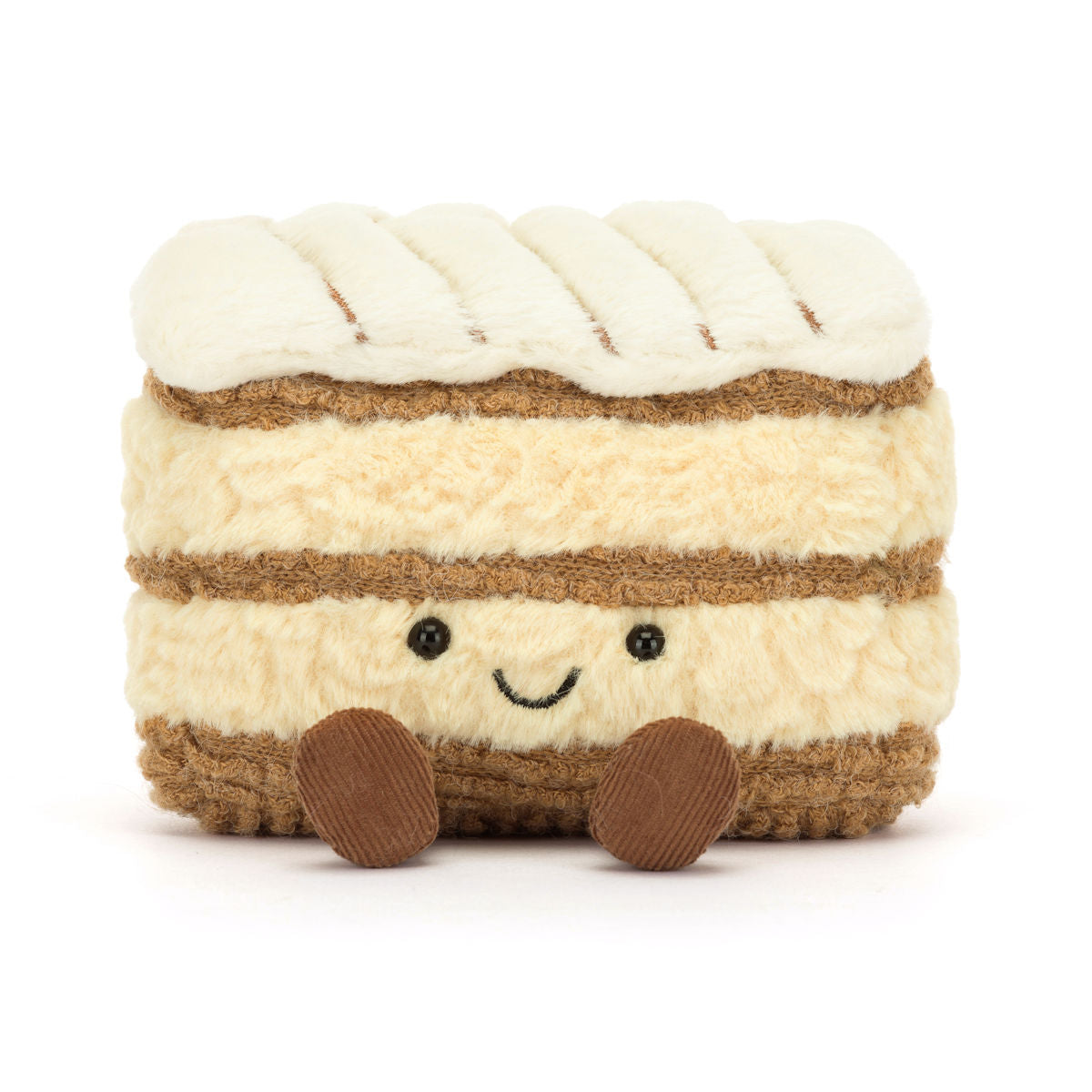 Jellycat gosedjur, Food bake, Amuseables Millie Mille Feuillie - 12 cm