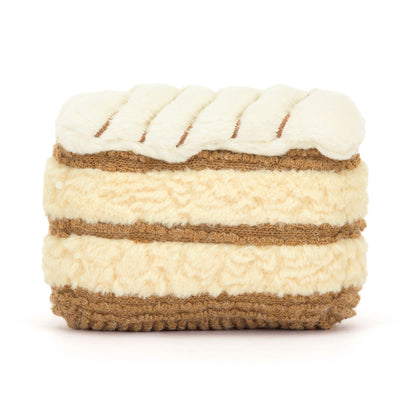 Jellycat gosedjur, Food bake, Amuseables Millie Mille Feuillie - 12 cm