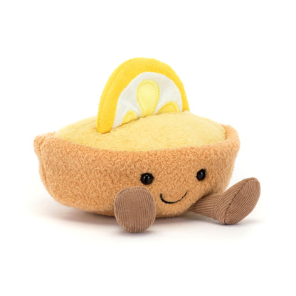 Jellycat gosedjur, Food bake, Amuseables Collette Tarte Au Citron - 11 cm