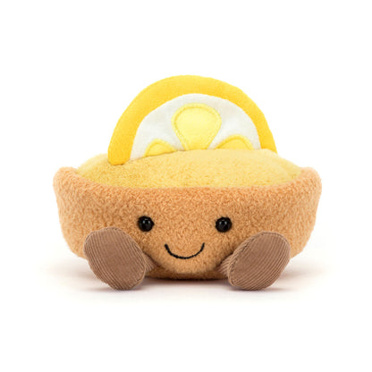 Jellycat gosedjur, Food bake, Amuseables Collette Tarte Au Citron - 11 cm