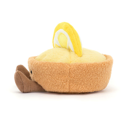 Jellycat gosedjur, Food bake, Amuseables Collette Tarte Au Citron - 11 cm