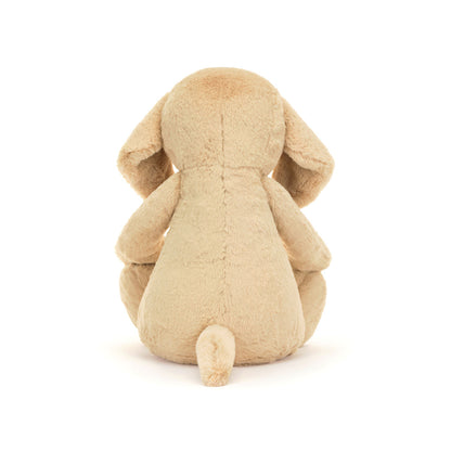 Jellycat bamse, Bashful Luxe hvalp, stor - 51 cm