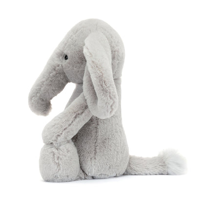 Jellycat gosedjur, Bashful Luxe, Elefant original - 31 cm