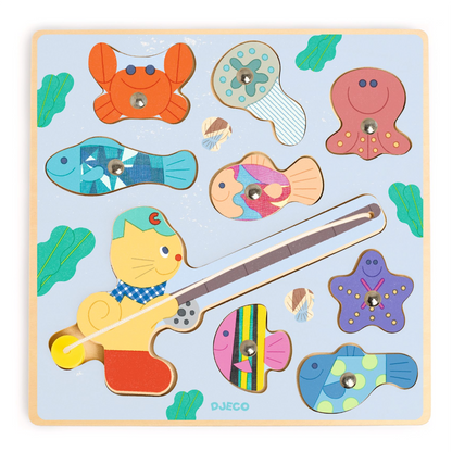 Djeco Fiskespel, Puzz &amp; Fish - Fiskarkatt