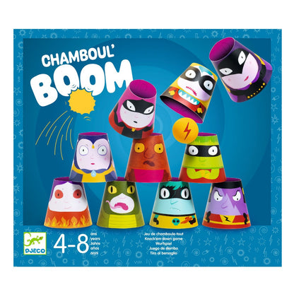 Djeco Bygg och välta, Roliga ansikten