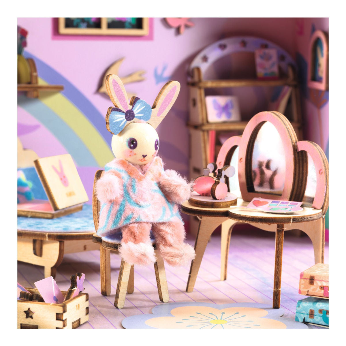 Djeco Mi House, Miniatyruniversum i väska - Rosie