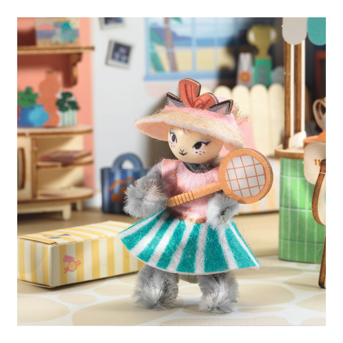 Djeco Mi House, Miniatyruniversum i väska - Mia