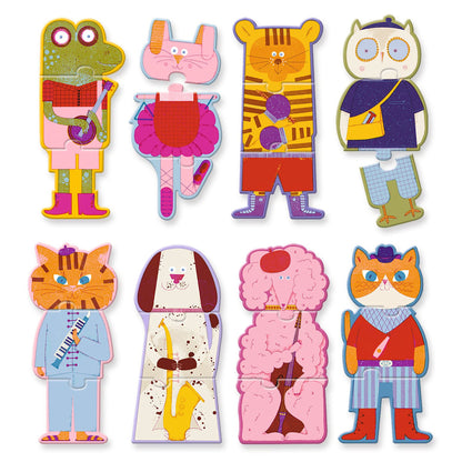 Djeco pusseltrio, Orkestern