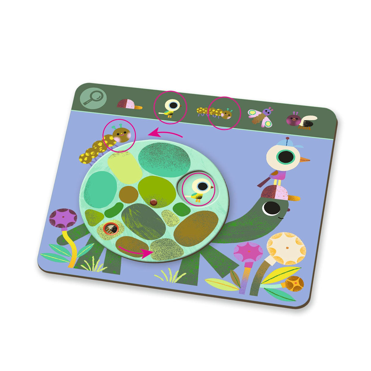 Djeco Spel, Hitta och snurra – Savannen