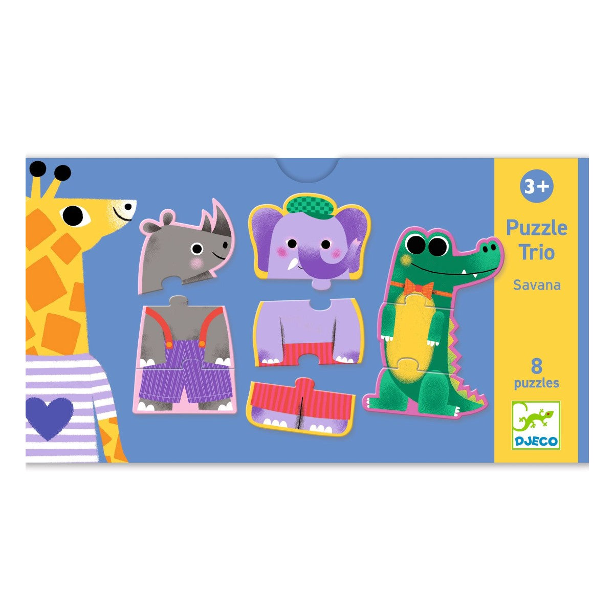 Djeco pusseltrio, Djungeln