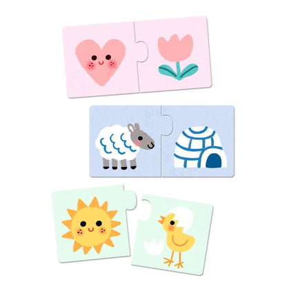 Djeco pussel duo, Färger