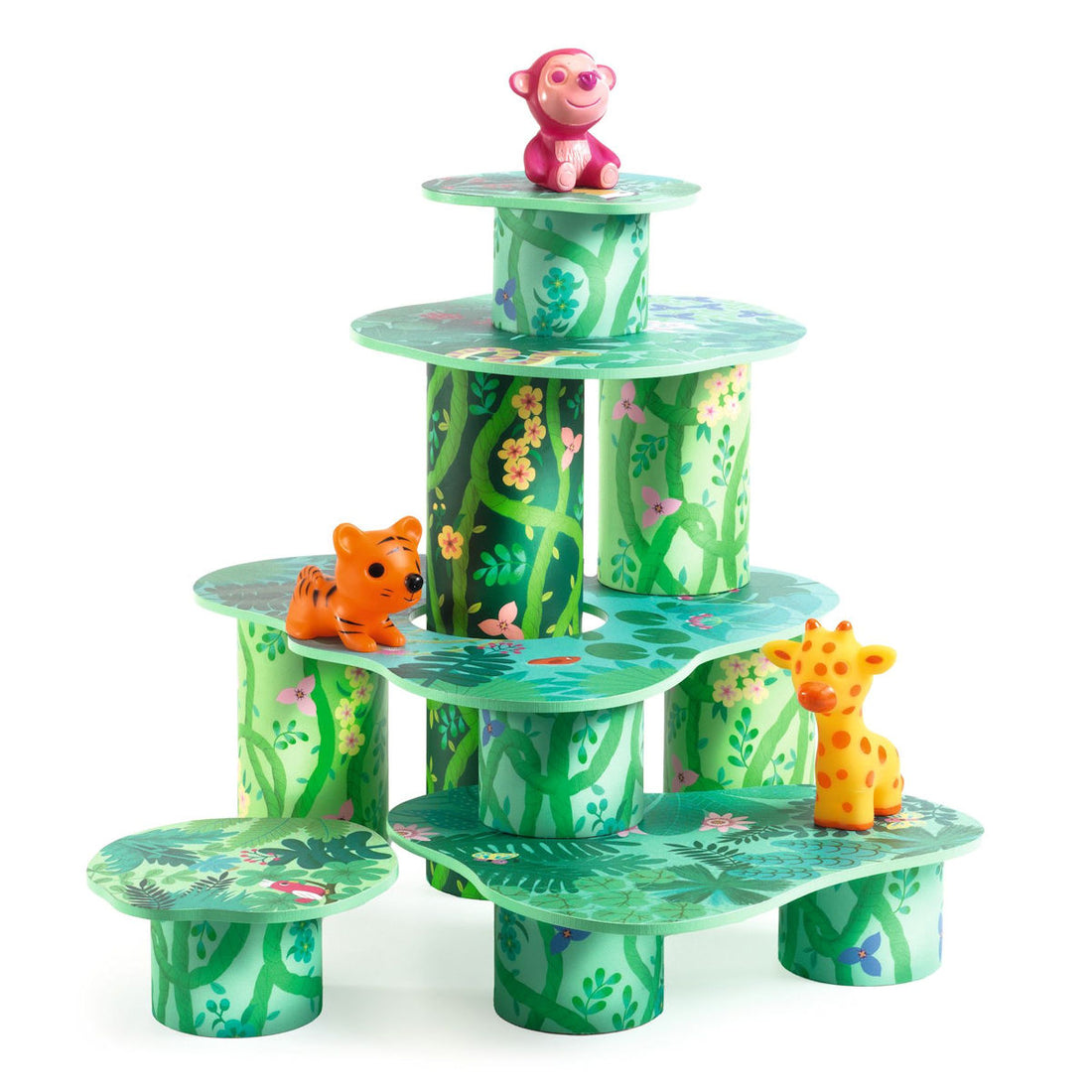 Djeco TopianiTube, bygg och lek - från 18 mån.