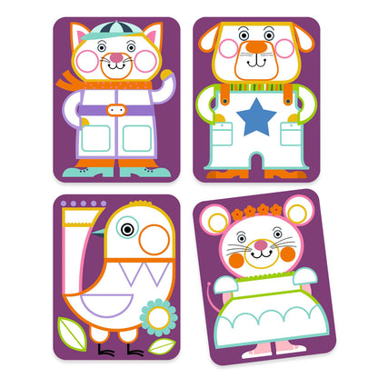 Djeco Kreativ målning, Runda kinder