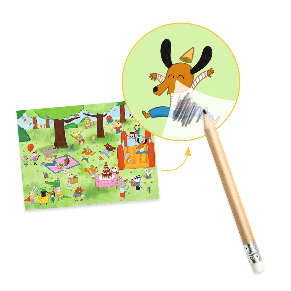 Djeco gnuggisar, Party time