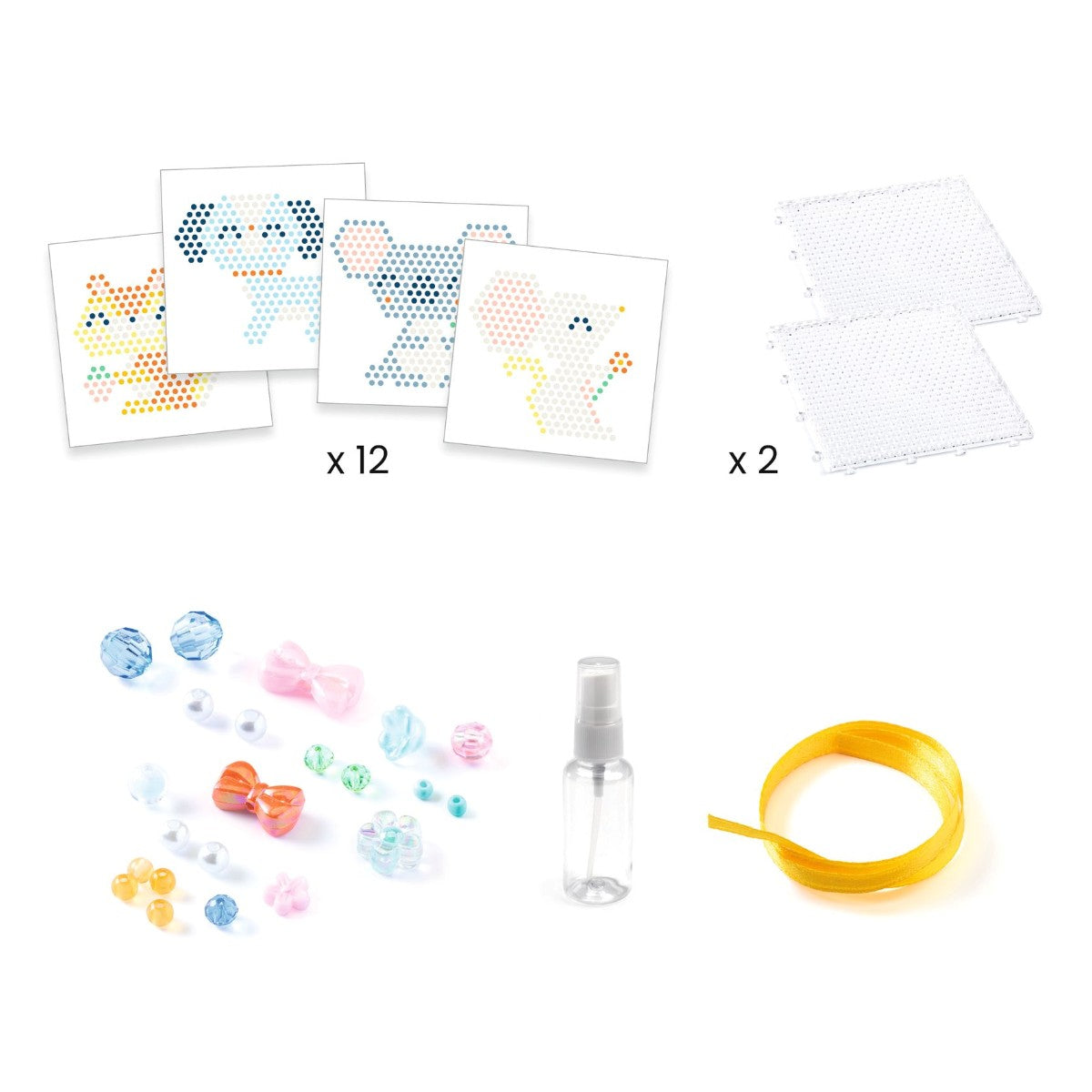 Djeco Kreativa vattenpärlor, Ludna vänner