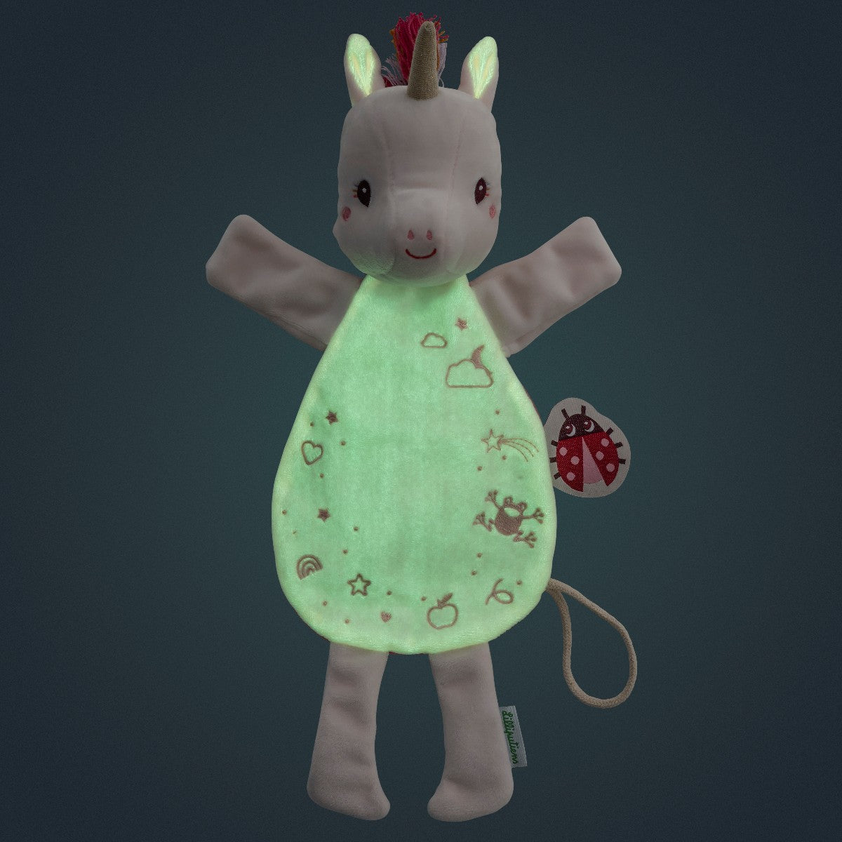 Lilliputiens Lena snuttefilt, självlysande