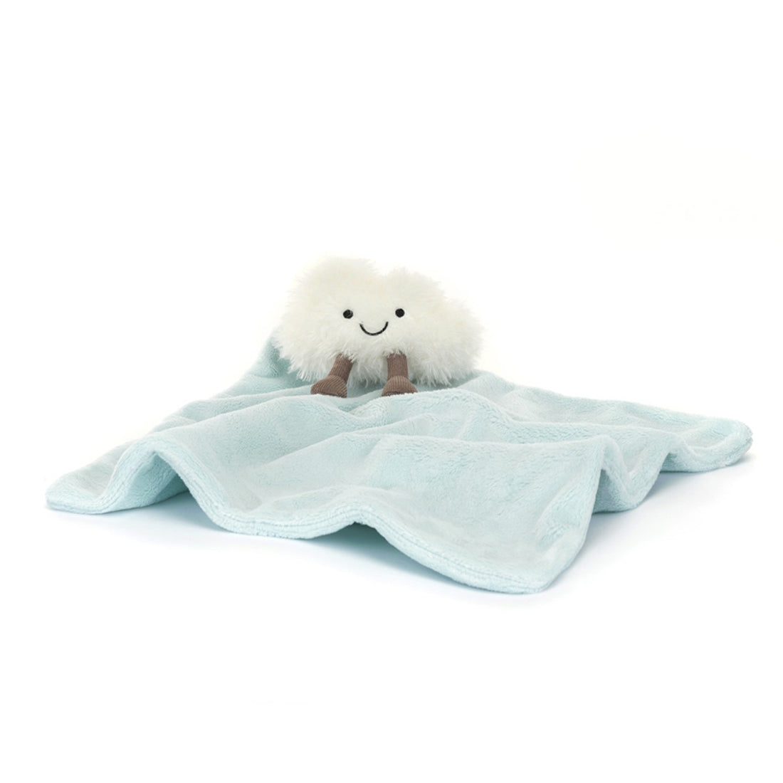 Baby Jellycat gosedjur, Bashful snuttefilt - sky