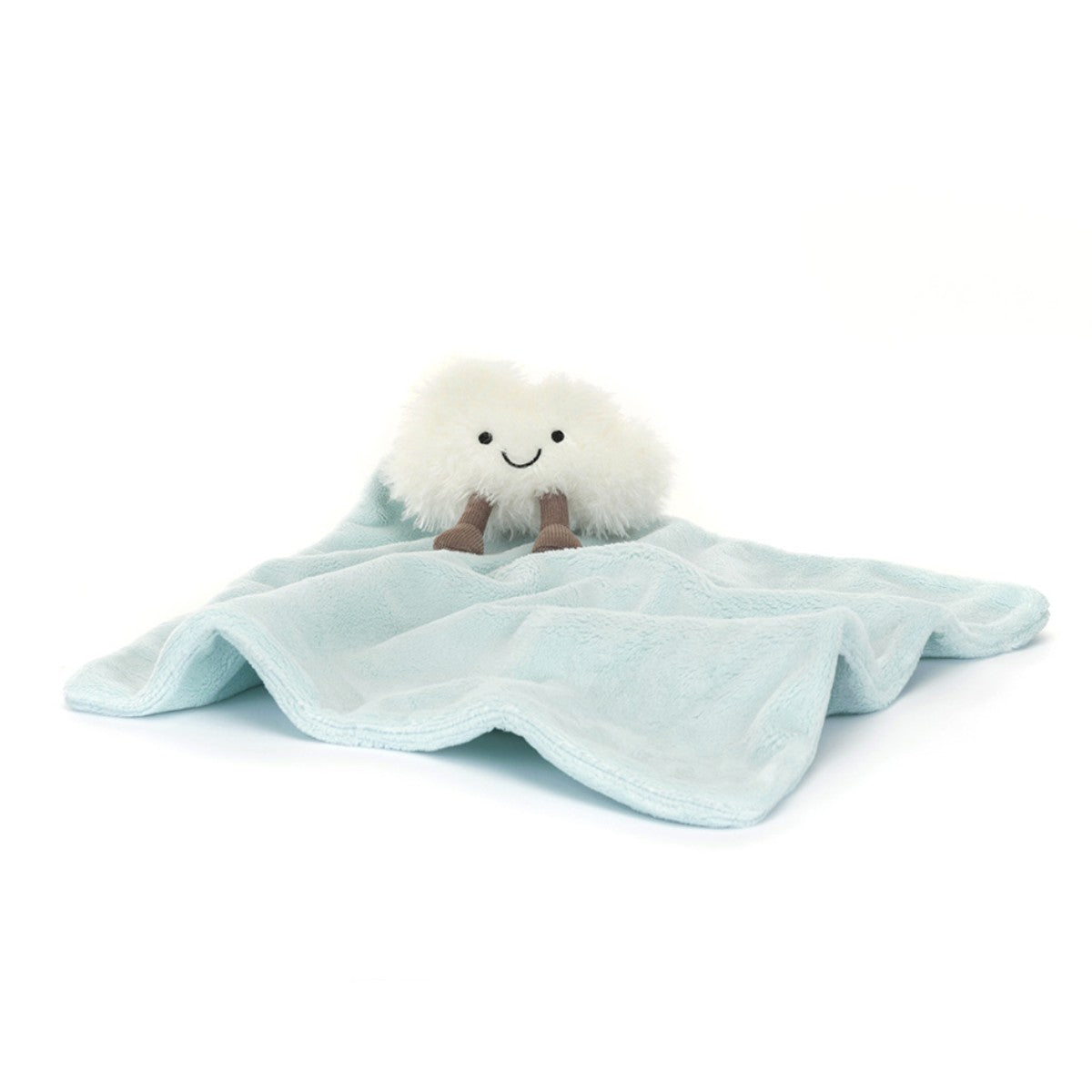Baby Jellycat gosedjur, Bashful snuttefilt - sky