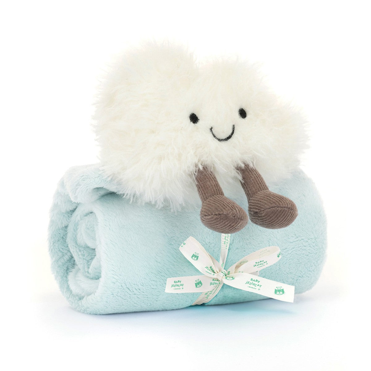 Baby Jellycat gosedjur, Bashful snuttefilt - sky