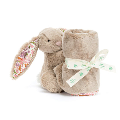 Baby Jellycat nalle, Bashful snuttefilt - Beige Meadow
