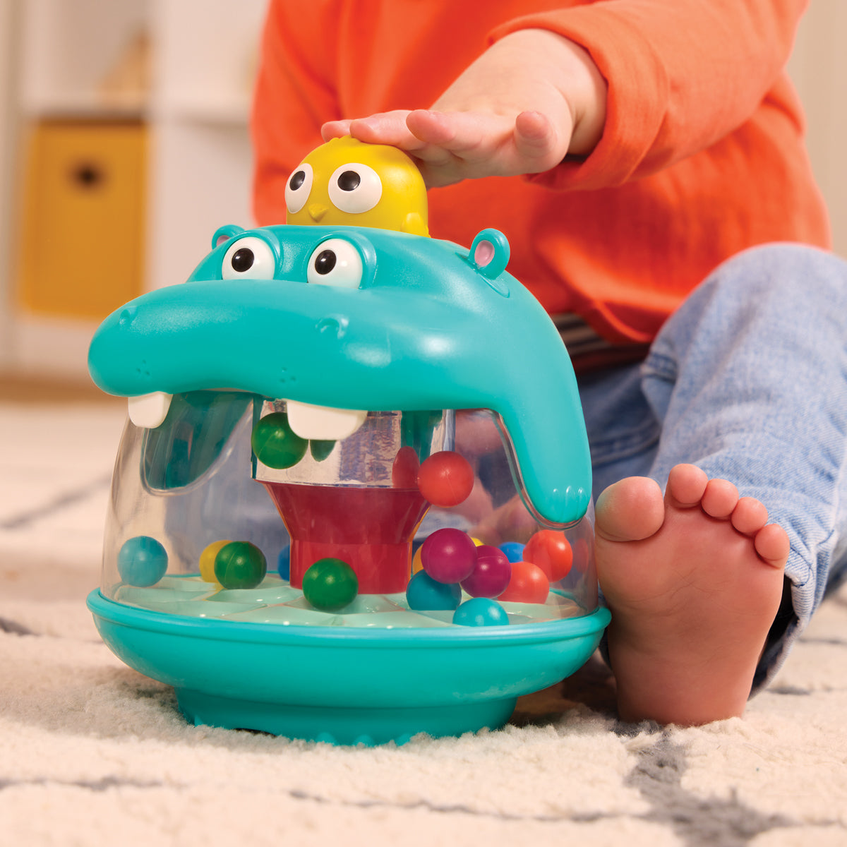 Battat Flodhäst Boll Popper