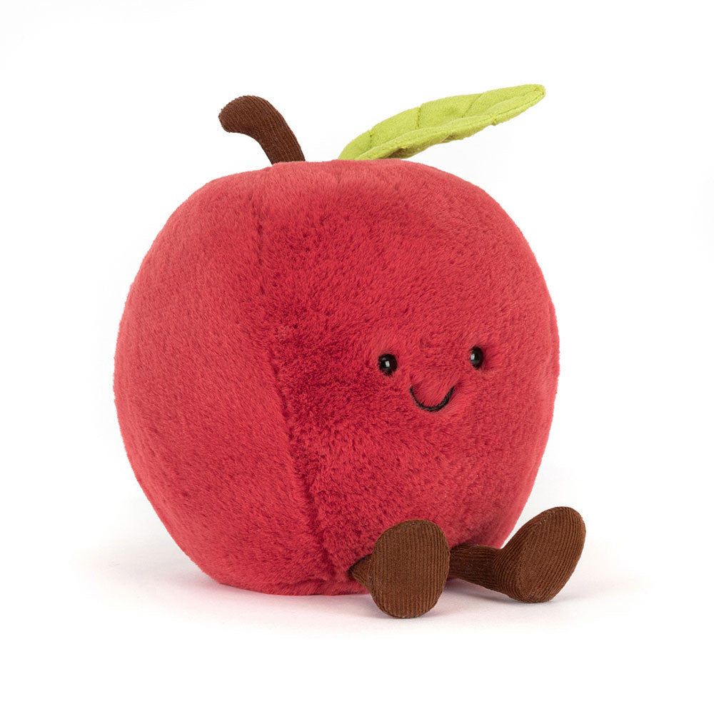 Jellycat gosedjur, Amuseables Food, Äpple - 16 cm