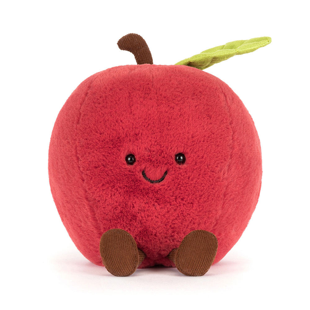 Jellycat gosedjur, Amuseables Food, Äpple - 16 cm