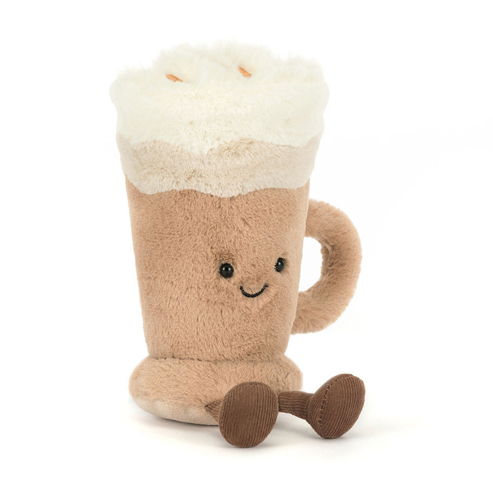 Jellycat gosedjur, Food drink, Amuseables kaffe-Latte - 18 cm