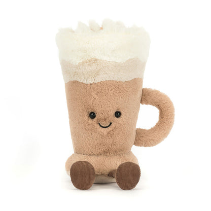 Jellycat gosedjur, Food drink, Amuseables kaffe-Latte - 18 cm
