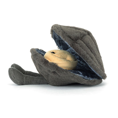 Jellycat bamse, Amuseables Food, Mussla - 10 cm