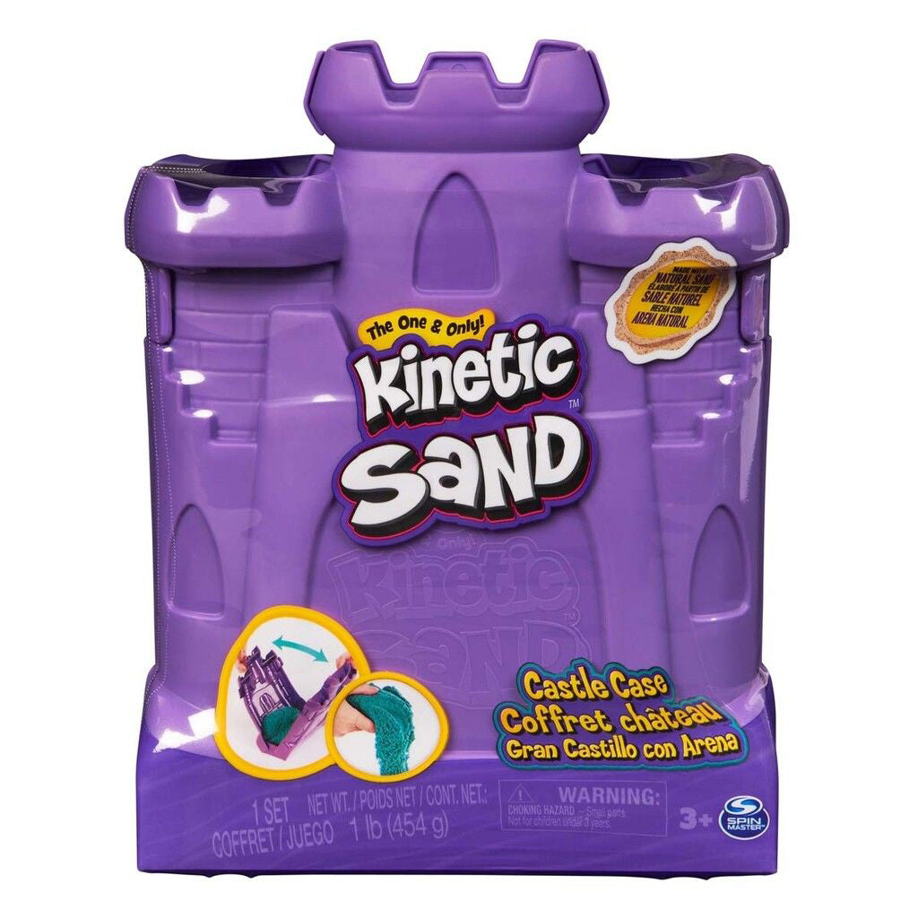 Kinetic Sand, Sandslot vikbar låda - Lime green