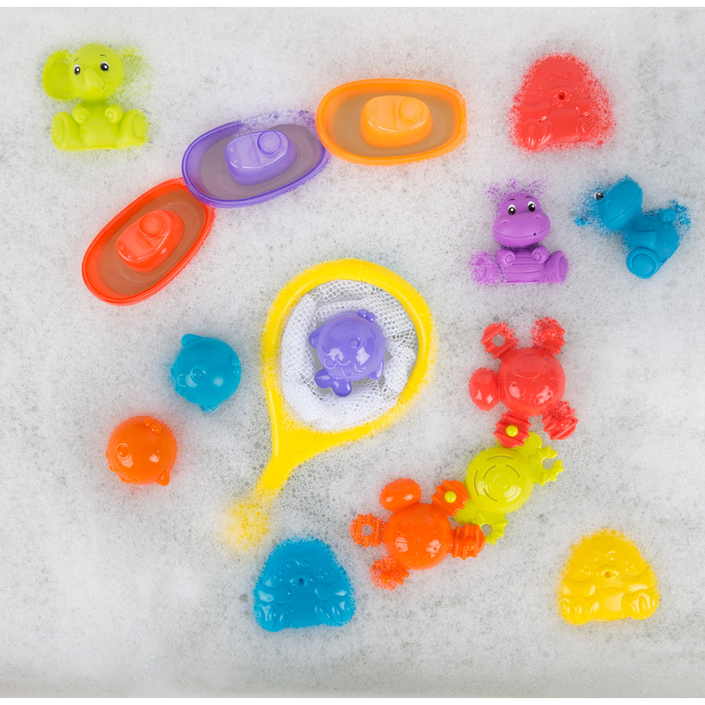 Playgro badleksaker, presentask