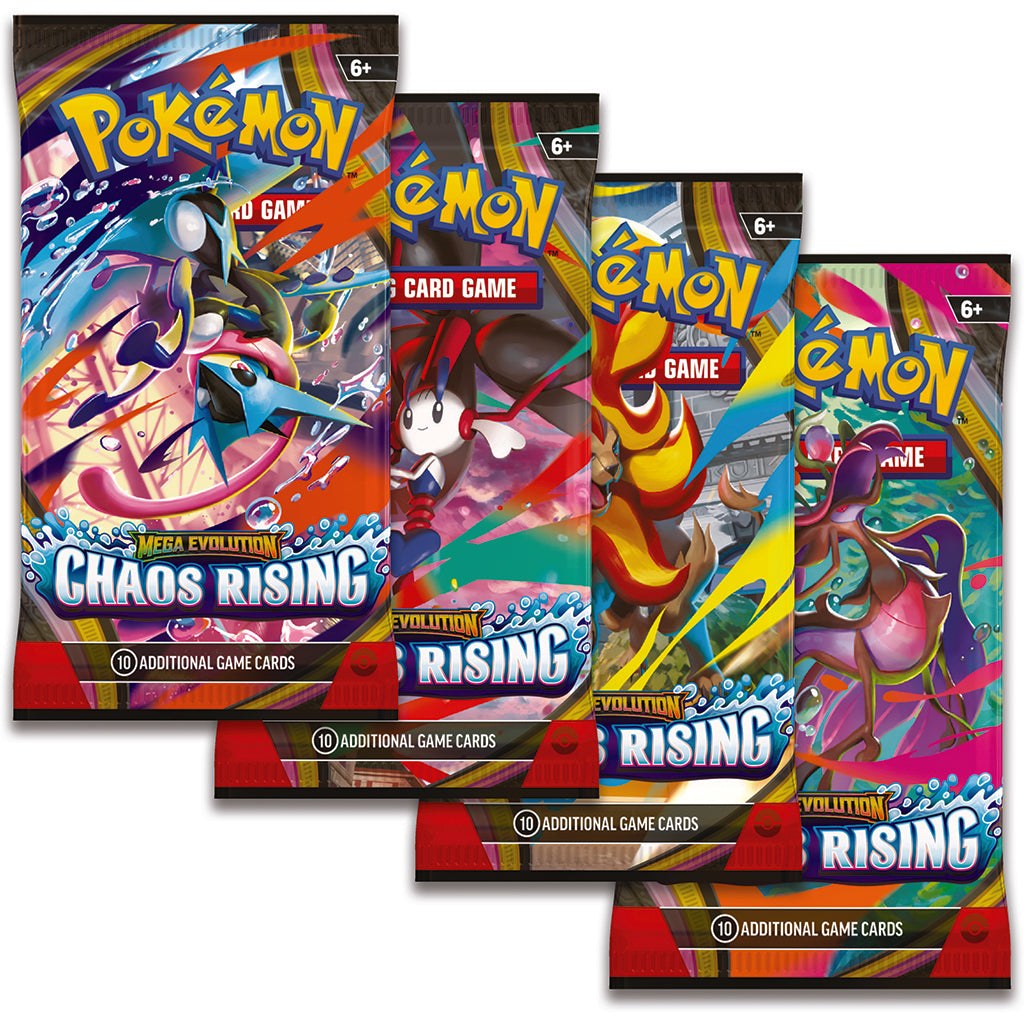 Pokémon Poke ME04 Booster, Mega Evolution - Chaos Rising - 1 paket