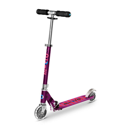 Micro Sparkcykel, Sprite LED - Purple Stripe