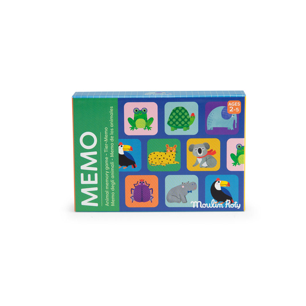 Moulin Roty - Spel - Memoryspel - Djur - Les Toupitis
