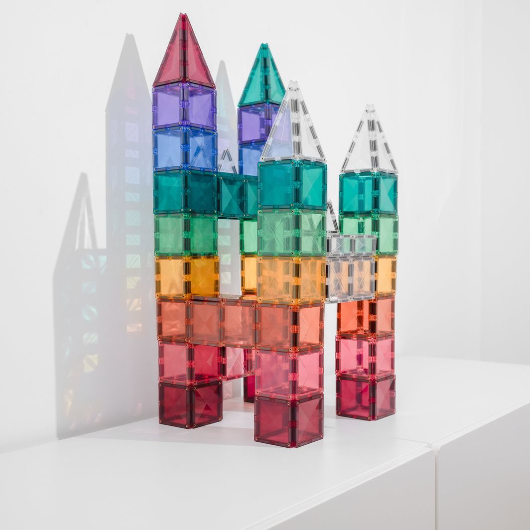 CONNETIX Connetix Square Pack - magnetset 40 delar - pastell