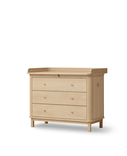 Oliver Furniture Wood skötkommod, med stor skiva – EK (LEVERANS I SLUTET AV APRIL)