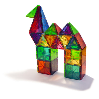 Magna-Tiles Clear Colours, Magnetiskt byggset med 100 delar