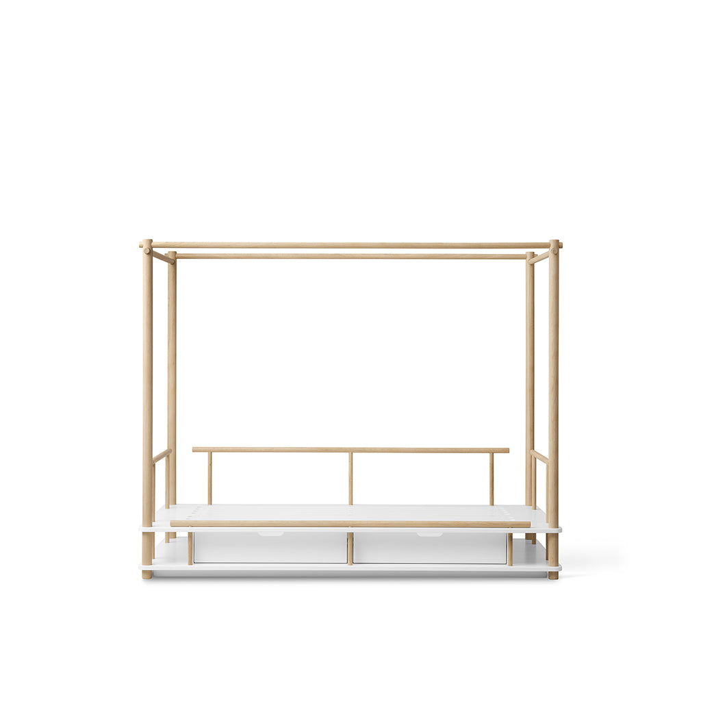 Oliver Furniture, Camp Himmelsäng – Vit/Ek