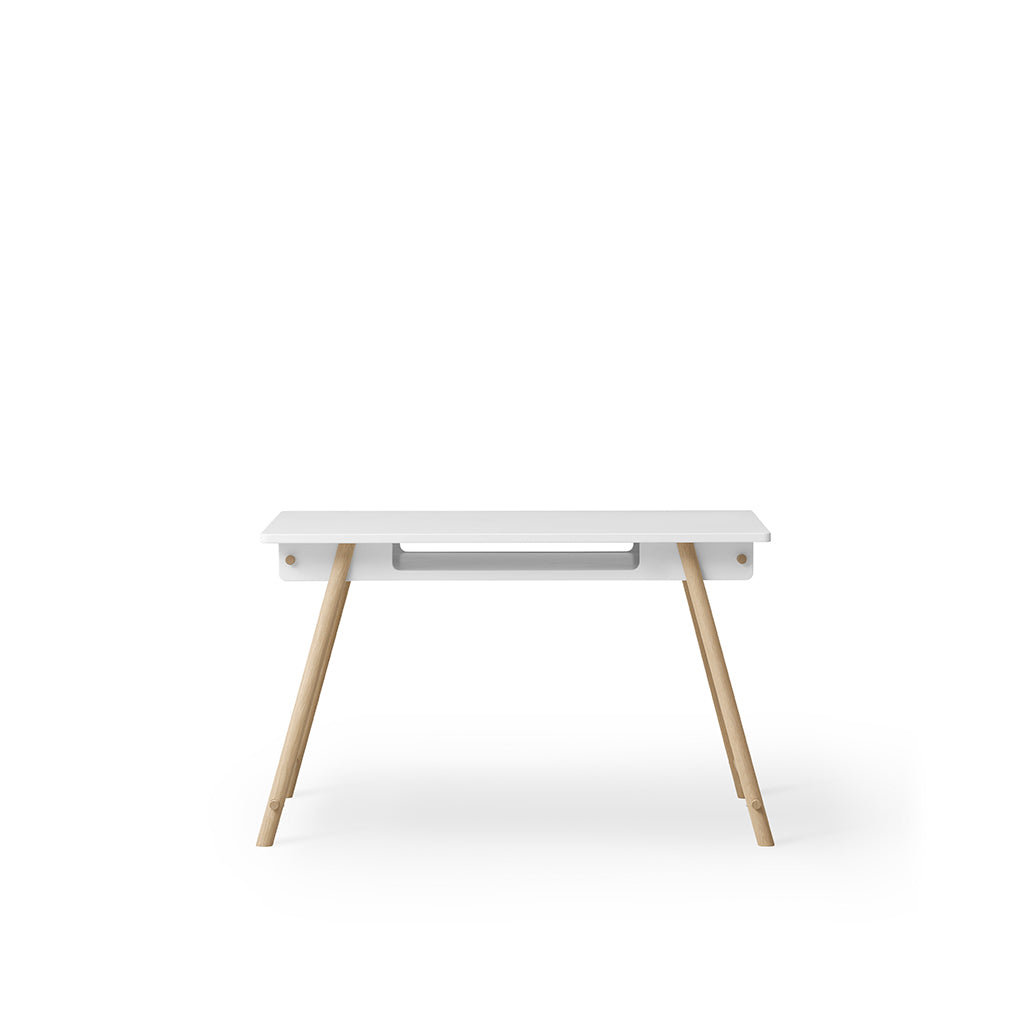 Oliver Furniture, Camp junior skrivebord - Hvid / Eg