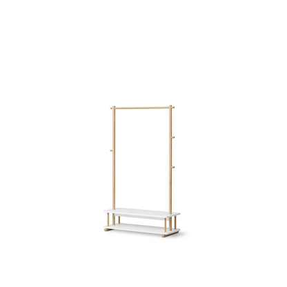 Oliver Furniture, Camp klädställning - Vit / Ek