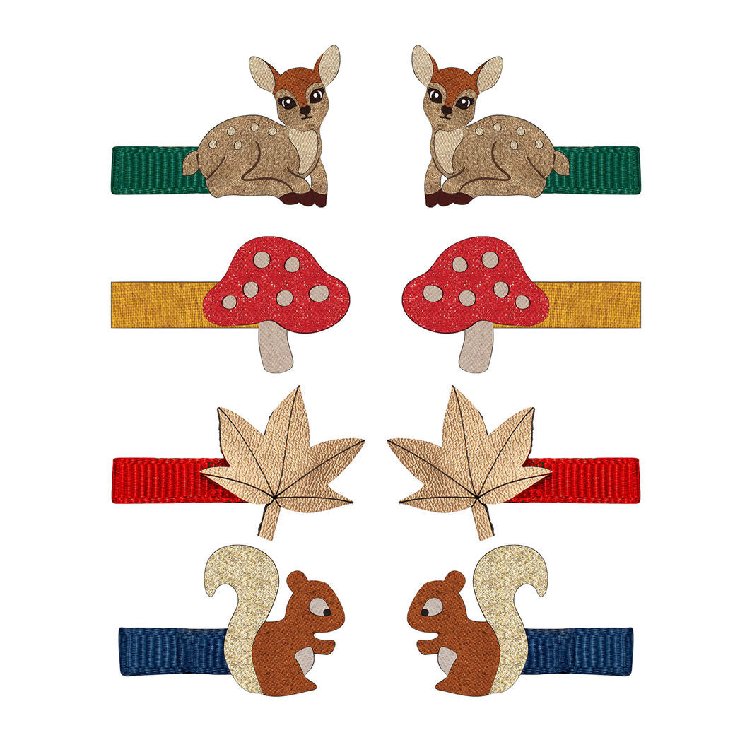 Mimi &amp; Lula 8 Hårclips - Fancy Cherries
