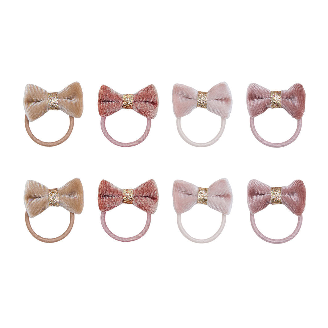 Mimi &amp; Lula 8 Hårelastikker - Mini Velvet Tinkerbell