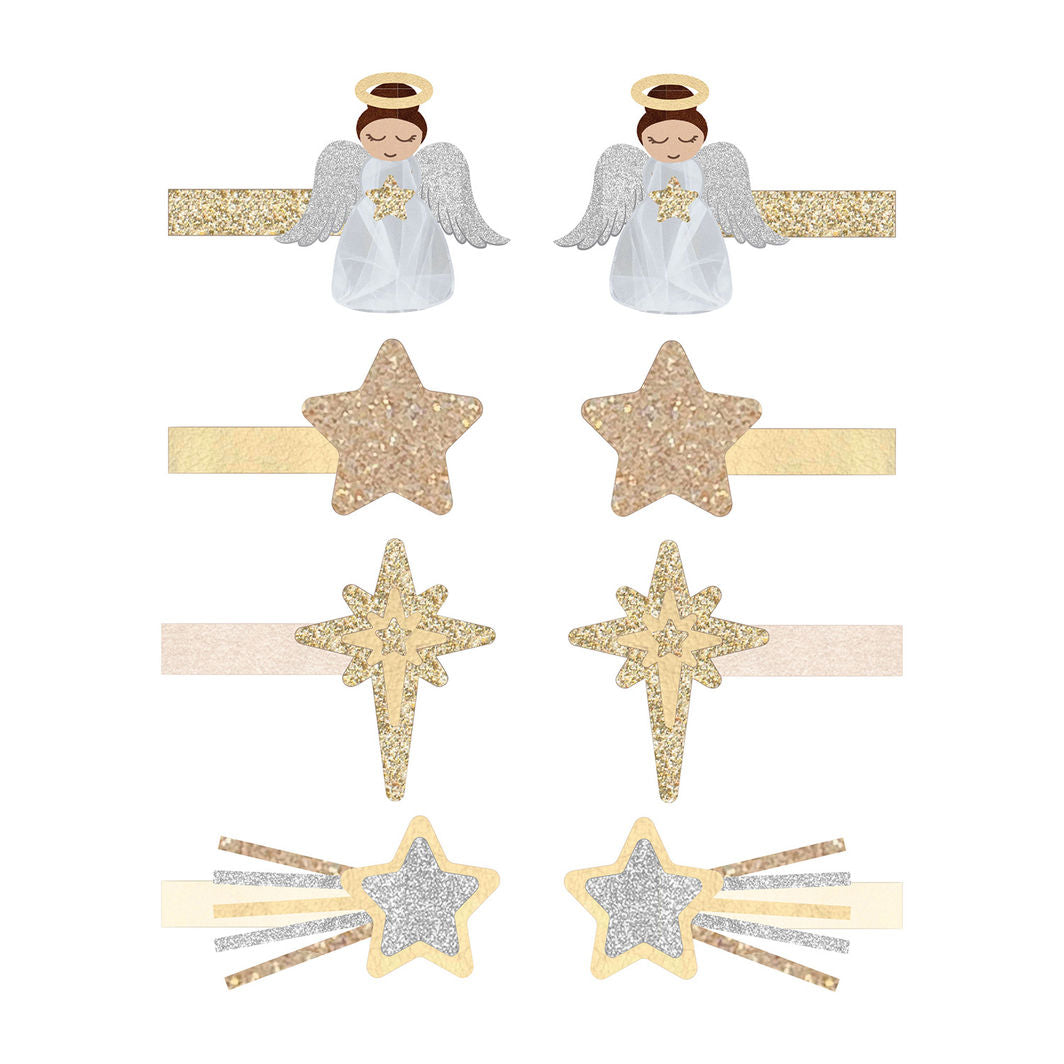 Mimi &amp; Lula - 8 Hårclips - Sparkle Angel