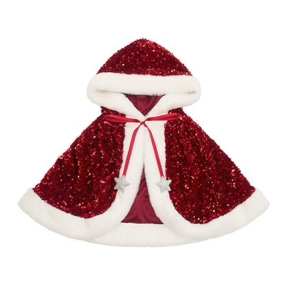 Mimi &amp; Lula - Cape - Mrs Claus Sequin Christmas