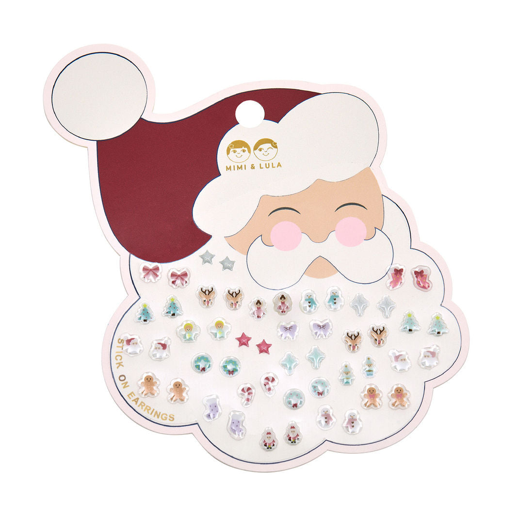 Mimi &amp; Lula Ørestickers 25 par - Santa