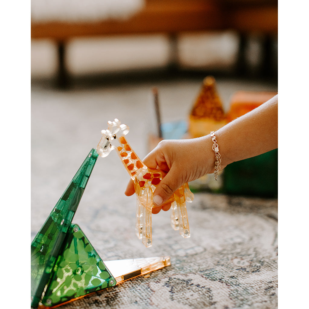 Magna-Tiles Safari Animals, Magnetiskt byggset med 25 delar