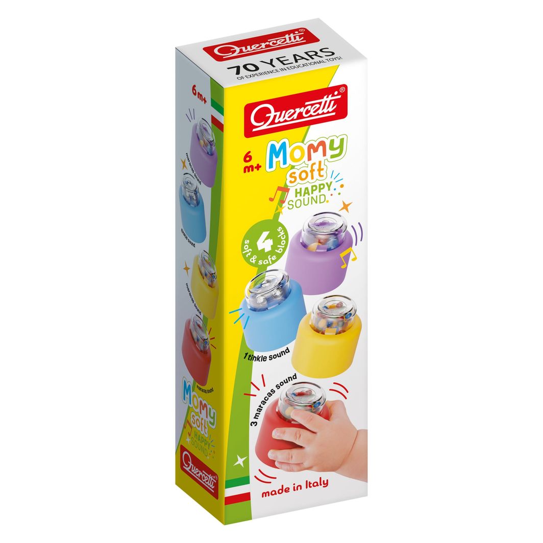 Quercetti Momy Soft - 4 mjuka klossar